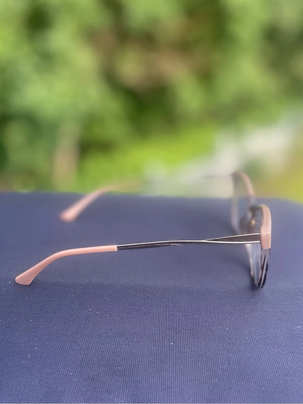Women's Pink Tortoiseshell Cat-Eye Glasses - Unbranded